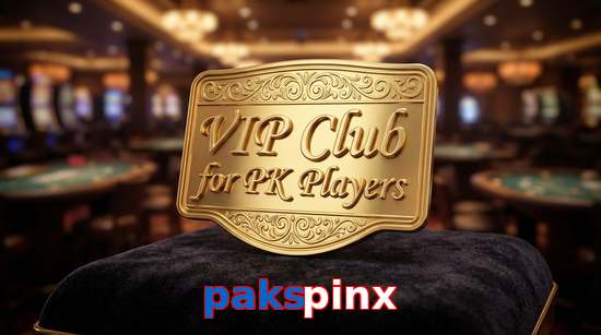 Main screen of Pakspinx vip page for PK players